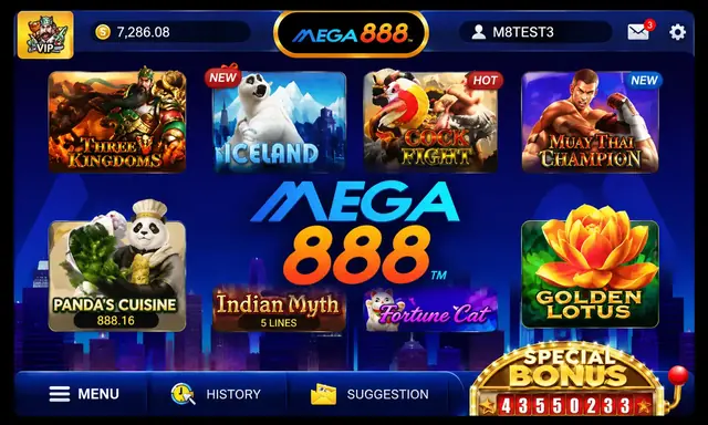 Paparan lobi MEGA888